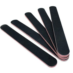 Double Sided Nail Sanding Files - Black